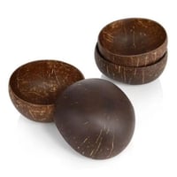 وعاء تقديم من جوز الهند الطبيعي