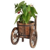 عربة حديقة خشب