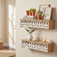 رف جداري خشب DRAK