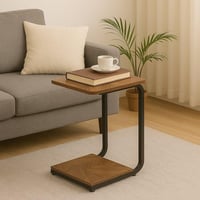 طاولة قهوة خشب و حديد LINA