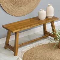 بنش خشب طبيعي KARMIN