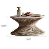 طاولة قهوة راتان كلاسك PEGU