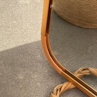 مرايا طويلة ارضية ذهبي