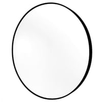 مرايا جدارية مدورة اسود