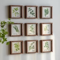 ‎مجموعة براويز جدارية خشب