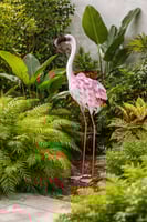 مجسم فلامنجو حديد