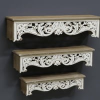 رف جداري خشب DRAK