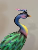 مجسم طاووس حديد