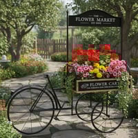 دراجة ديكور حديد