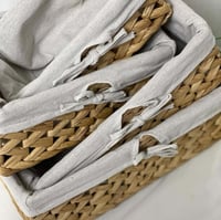 طقم سلال خوص طبيعي LESA