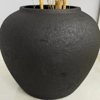 حوض فخار اسود صغير STORA