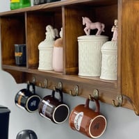 رف جداري خشب