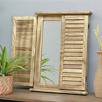 مرايا جدارية خشب نافذة KATHI