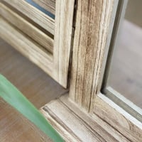 مرايا جدارية خشب نافذة KATHI