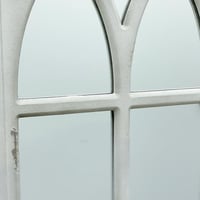 مرايا جدارية خشب شكل قوس