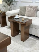 طاولة الخدمة قشر جوز