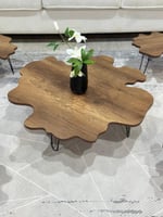 طقم طاولات ارضي شكل ورده