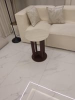 طاولة خدمة مفرد خشب بني