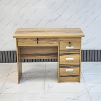 دولاب مكتب 4 درج لون بيج مقاس 100 سم