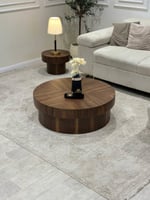 طقم طاولات ارضيه قشره جوز