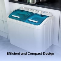 غسالة نصف اوتوماتيك بحوض ثنائي من ارو، 4 كغم، RO-0...