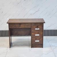 دولاب مكتب 4 درج لون بني مقاس 100 سم