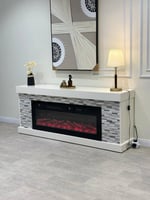 دفاية مع ديكور بتصميم فاخر دفاية كهربائية