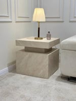 طاولة زاوية بديل الرخام خشن *عروض