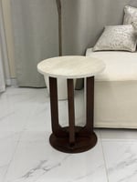 طاولة خدمة مفرد خشب بني