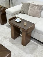 طاولة الخدمة قشر جوز