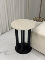 طاولة خدمة مفرد خشب اسود