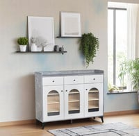 دولاب متعدد الاغراض ثلاثة ابواب + ثلاثة ادراج 120...