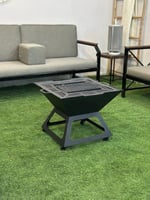 منقل مربع مع كفرات - بتصميم عصري