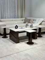 طقم طاولات ضيافة بديل رخام