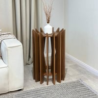 طاولة جانبية قشرة جوز الهند