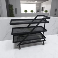 عربية تقديم 3 دور لون اسود و زجاج اسود