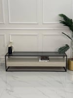 طاولة بلازما فاخرة بتصميم عصري يجمع بين الأناقة وا...