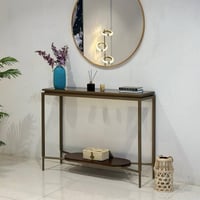 مدخل دورين سطح زجاج بني مع قشرة جوز الهند