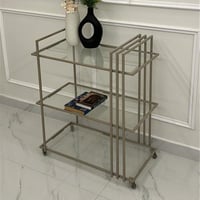 عربة تقديم بثلاثة أدوار شنباني