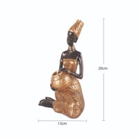 مجسم فني بملامح افريقية