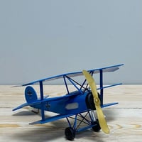 ديكور طيارة شراعية حديد ازرق