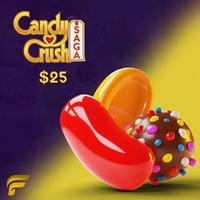 شحن كاندي كراش ساغا 25 دولار