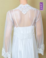 طقم قميص نوم للعروس فاخر بدانتيل