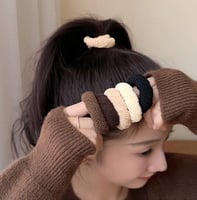 10 قطع من الشعر المطاطي عالي المرونة والسميك مناسب...