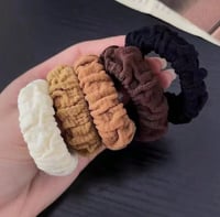 10 قطع من الشعر المطاطي عالي المرونة والسميك مناسب...