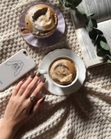 خاتم ناعم من الصدف بالاسم