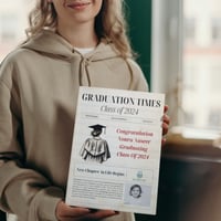 تصميم جريدة تخرج 2024