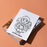 تصميم دفتر تلوين