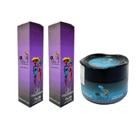 2 زيت لوليتا للشعر الافريقي + 1 كريم لوليتا مرطب ل...