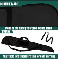 جراب بندقية مبطن بطول 129 سانتي او 50 انش لونين